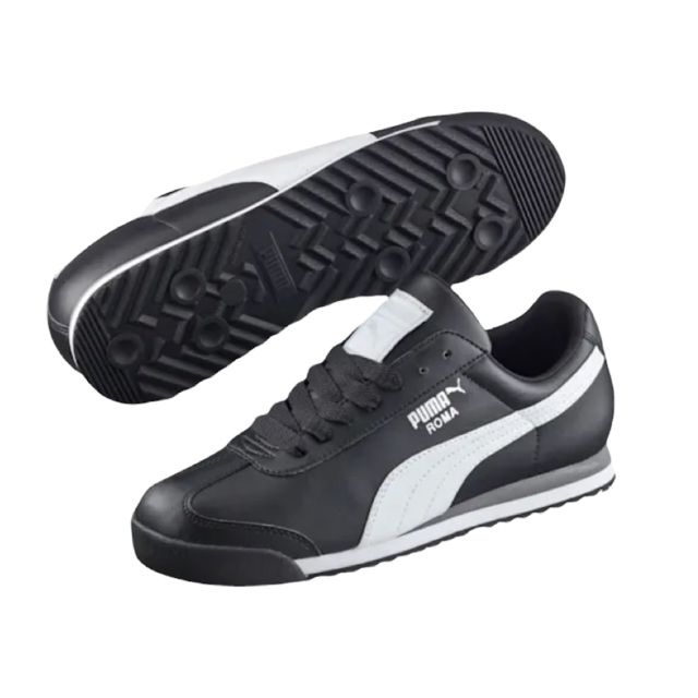 Tenis Puma Roma Basic Casual Negro Caballero