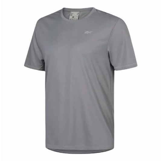 Playera Reebok de Maga Corte Running de Caballero