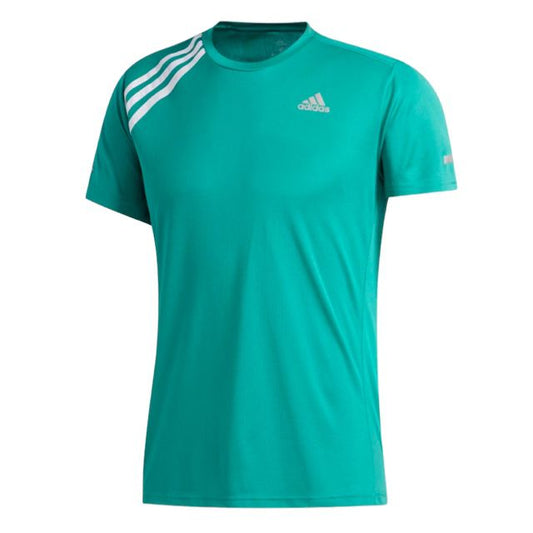 Playera Adidas Run It 3 Franjas de Caballero